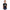 Toddler girl in navy shorts wearing a black 'skater MVP' toddler t-shirt, dog in a helmet with a skateboard, cozy bluesky